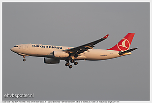 Turkey - Turkish Cargo_A330-243F - TC-JDP_EHAM