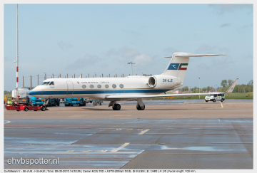 Gulfstream V - 9K-AJE_EHAM