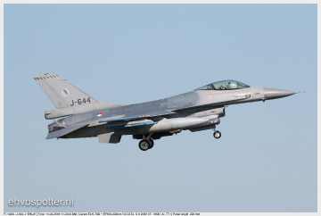 F-16AM - J-644_EHLW