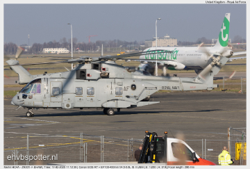 2025-02-17 Amsterdam - Exercise with the royal merlins at Schiphol