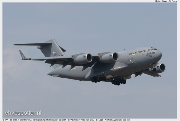 2025-06-13 Amsterdam - USAF C-17A